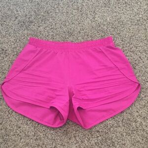 all in motion girls hot pink athletic shorts